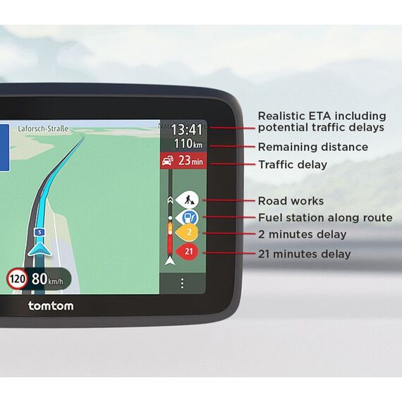 TomTom GO Classic Navigationssystem Fixed 15,2 cm (6") Touchscreen Schwarz, 5 image