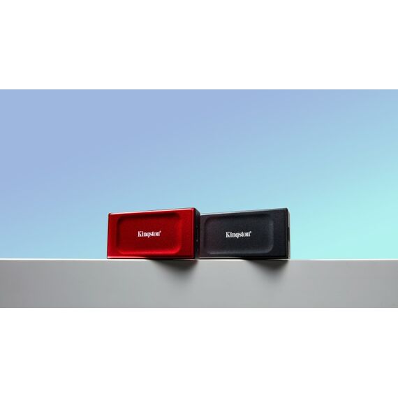 Kingston Technology 1TB Externe SSD XS1000 USB 3.2 Gen 2, Rot, Farbe: Rot, Kapazität: 1 TB, 8 image