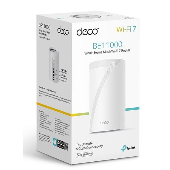 TP-Link Deco BE65 Pro Tri-Band (2,4 GHz/5 GHz/6 GHz) Wi-Fi 7 (802.11be) Weiß 3 Intern, 4 image