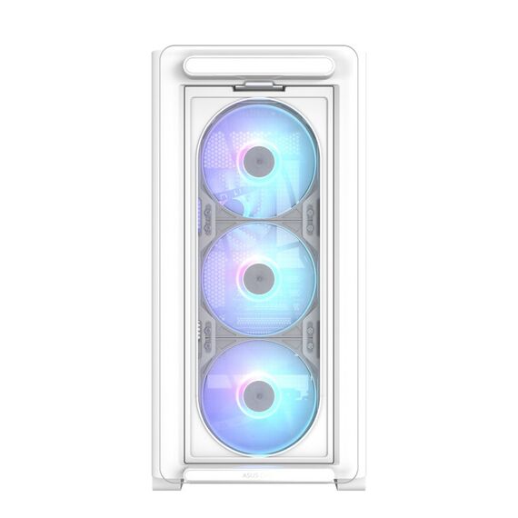 ASUS A23 PLUS TG ARGB WHITE Micro Tower Weiß