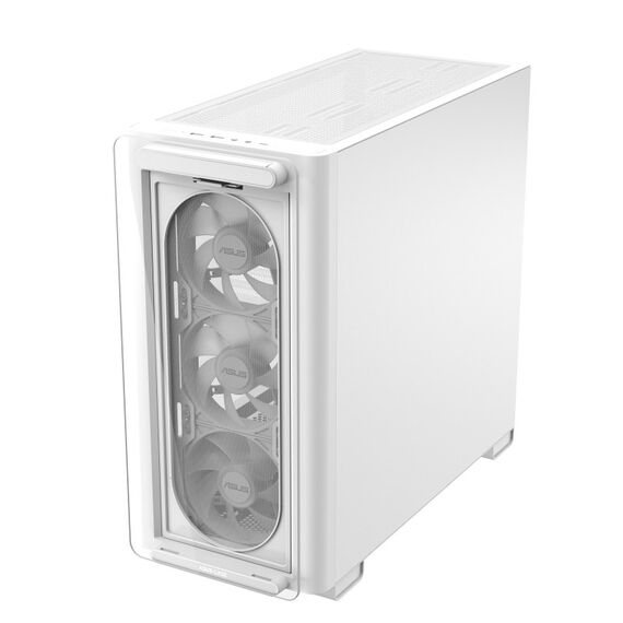 ASUS A23 PLUS TG ARGB WHITE Micro Tower Weiß, 6 image