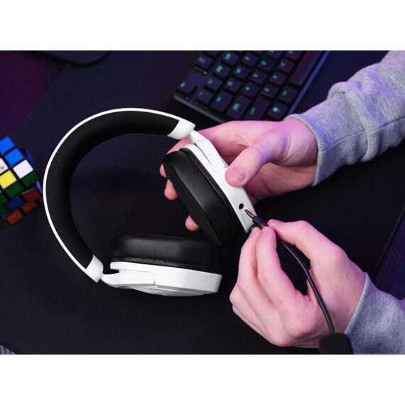 Trust GXT492W Carus Kopfhörer Kabelgebunden Kopfband Gaming Weiß, 11 image