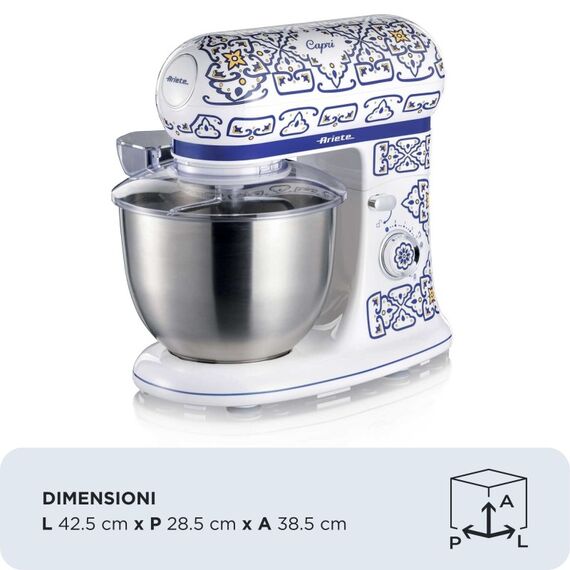 Ariete 1588/0C Standmixer 1200 W Weiß, Hellblau, 3 image