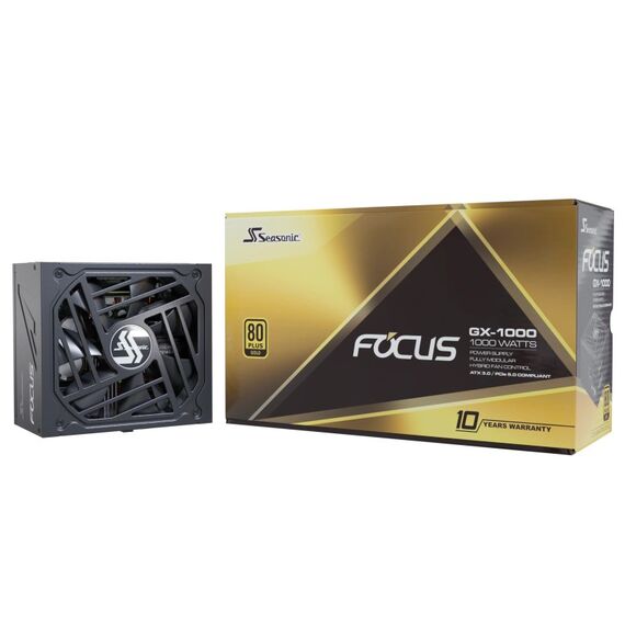 Seasonic Focus GX ATX 3.0 Netzteil 1000 W 20+4 pin ATX Schwarz, Farbe: Schwarz, 3 image