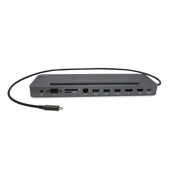 i-tec Metal SB-C Ergonomic 4K 3x Display Docking Station with Power Delivery 85 W + Universal Charger 100 W, 3 image