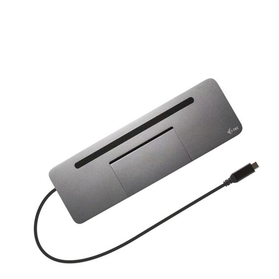 i-tec Metal SB-C Ergonomic 4K 3x Display Docking Station with Power Delivery 85 W + Universal Charger 100 W, 4 image