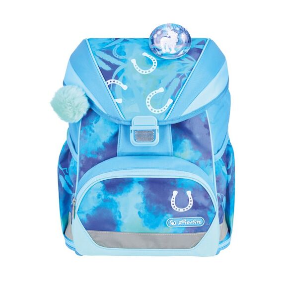 Herlitz UltraLight XL Plus Lucky Horse Schulranzen-Set Mädchen Polyester Blau, Hellblau, Farbe: Blau, Hellblau, 2 image