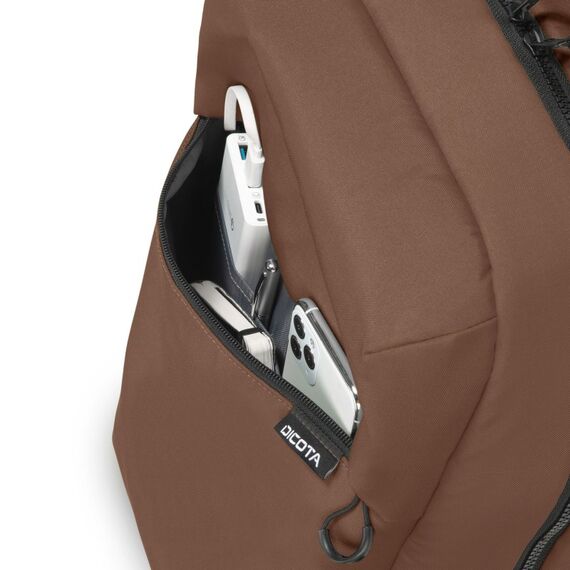 DICOTA D32124-RPET Rucksack Lässiger Rucksack Braun Polyester, 4 image