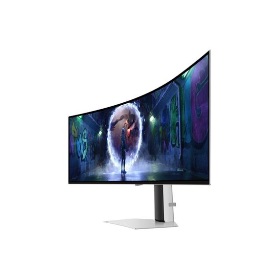 Samsung G93SD Computerbildschirm 124,5 cm (49") 5120 x 1440 Pixel Dual QHD OLED Silber, 3 image