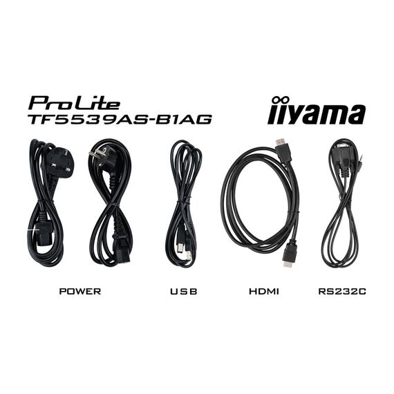 iiyama TF5539AS-B1AG Signage-Display Kiosk-Design 138,7 cm (54.6") LED 435 cd/m² 4K Ultra HD Schwarz Touchscreen Eingebauter Prozessor Android 11 24/7, 10 image