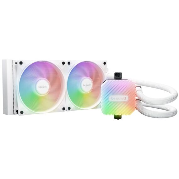 be quiet! LIGHT LOOP 240mm White Prozessor All-in-One-Flüssigkeitskühler 12 cm Weiß 1 Stück(e), Farbe: Weiß