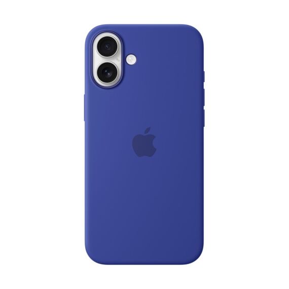 Apple iPhone 16 Plus Silikon Case mit MagSafe – Ultramarin, Farbe: Blau
