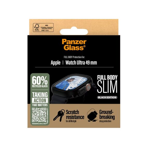 PanzerGlass ® Case Full Body Slim Schwarz Apple Watch Ultra 4 | Ultra 3 | Ultra 2 | Ultra | 49mm, 3 image