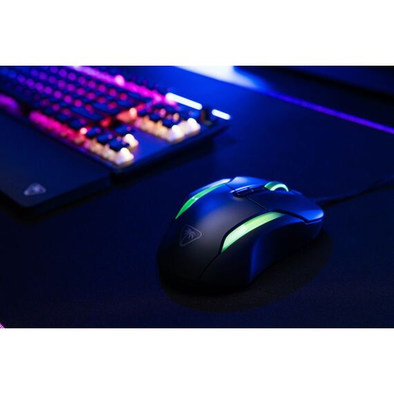 Turtle Beach Kone II – Ergonomische RGB-Gaming-Maus, 26K DPI Optischer Sensor, optische Schalter mit 100 Mio. Klick-Lebensdauer, 23 programmierbare Funktionen, 4D-Scroll-Rad, Schwarz, 2 image