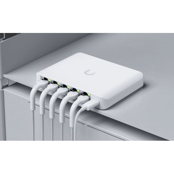 Ubiquiti UniFi Flex Mini 2.5G Managed 2.5G Ethernet (100/1000/2500) Power over Ethernet (PoE) Desktop Weiß, 4 image