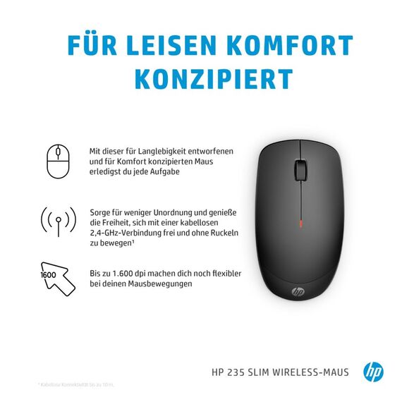 HP 235 Slim Wireless-Maus, 5 image