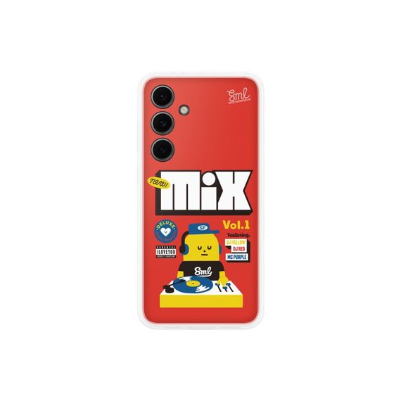 Samsung Flipsuit Case EF-MS721 für das Galaxy S24 FE, Farbe: Rot
