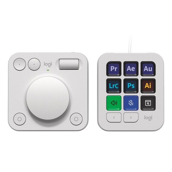 Logitech MX Creative Console Tastatur Bluetooth/USB Grau