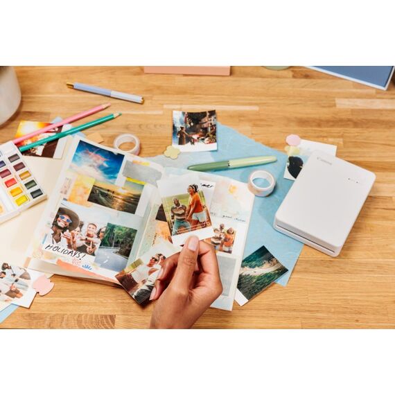 Canon SELPHY QX20 BK Fotodrucker Farbstoffsublimation 287 x 287 DPI 2.8" x 3.3" (7.2x8.5cm) WLAN, Farbe: Schwarz, 28 image