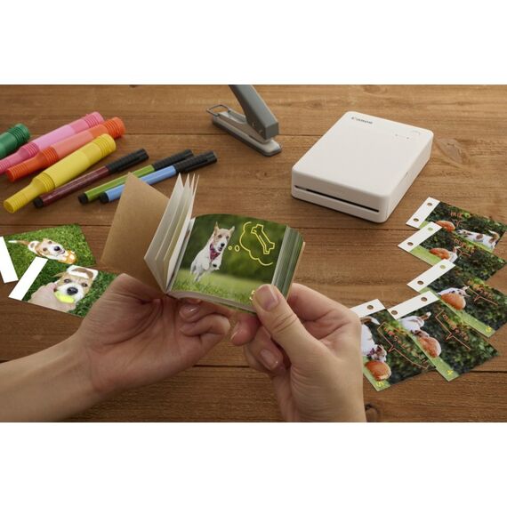 Canon SELPHY QX20 WH Fotodrucker Farbstoffsublimation 287 x 287 DPI 2.8" x 3.3" (7.2x8.5cm) WLAN, Farbe: Weiß, 24 image