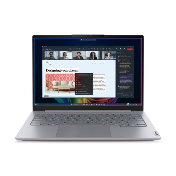 Lenovo ThinkBook 14 G9 IPL Copilot+ PC Intel Core Ultra 7 355 Laptop 35,6 cm (14") WUXGA 32 GB DDR5-SDRAM 512 GB SSD Wi-Fi 7 (802.11be) Windows 11 Pro Grau Schweiz