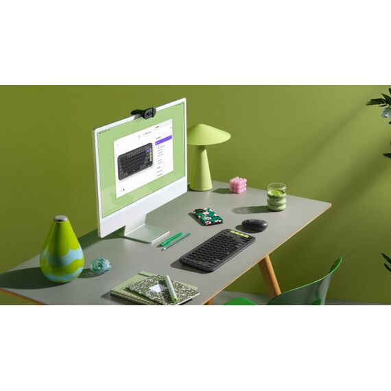 Logitech Pop Icon Combo Tastatur Maus enthalten Universal Bluetooth QWERTZ Schweiz Graphit, 8 image