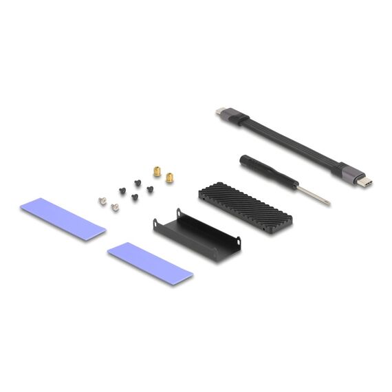 DeLOCK USB Type-C 40 Gbps Gehäuse für 1 x M.2 NVMe PCIe SSD, 3 image