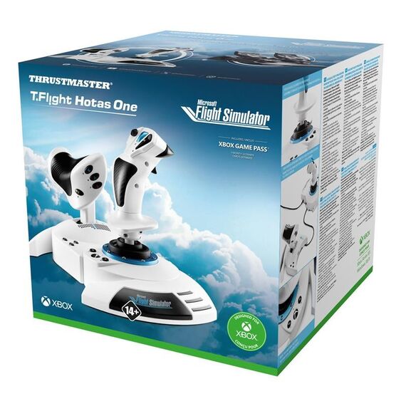 Thrustmaster T.Flight Hotas One Microsoft Flight Simulator Edition Schwarz, Weiß USB Joystick + Motorsteuerungshebel Analog / Digital PC, Xbox One, Xbox One S, Xbox One X, 13 image