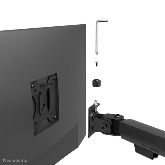 Neomounts DS60-600BL1 Monitorarm 10-32" - Quick Fix - 180°-Stopp, 9 image