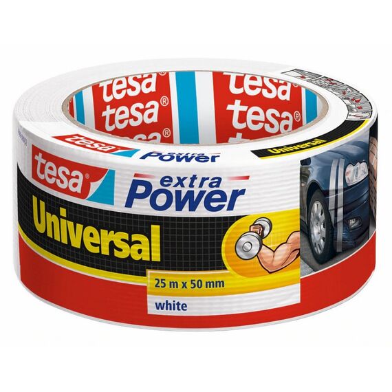 TESA 56388-00002-15 Klebeband Für die Nutzung im Innenbereich geeignet Für die Nutzung im Außenbereich geeignet 25 m Weiß, Länge: 25 m