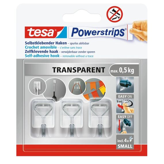 TESA 576150000300 Drinnen Universalhaken Weiß 3 Stück(e)