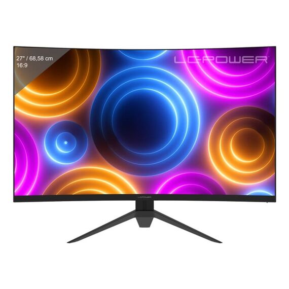 LC-Power LC-M27QC Computerbildschirm 68,6 cm (27") 2560 x 1440 Pixel Quad HD LCD Schwarz, Rot