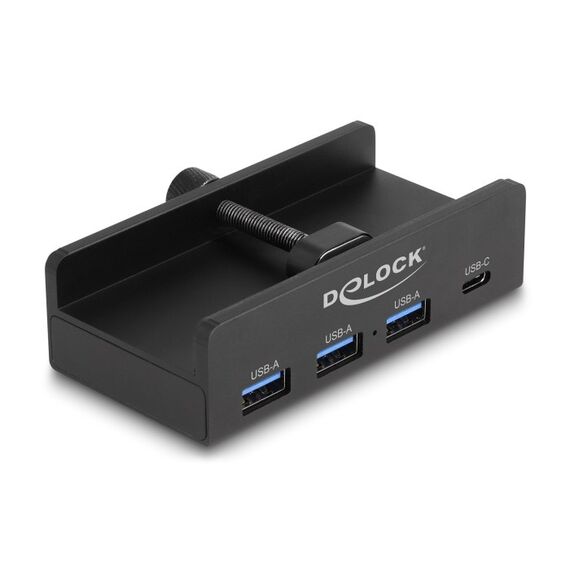 DeLOCK 64284 Schnittstellen-Hub USB 2.0 Type-A 5000 Mbit/s Schwarz