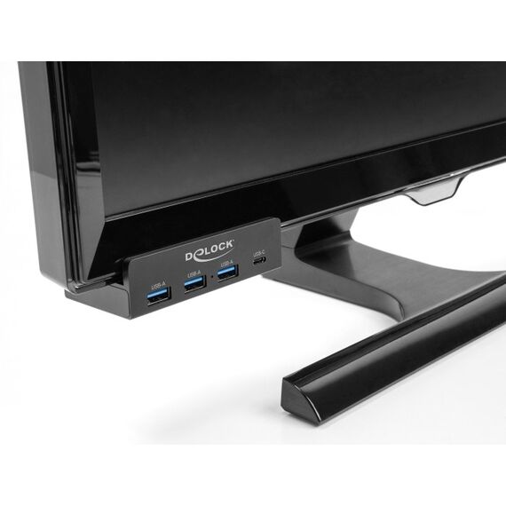 DeLOCK 64284 Schnittstellen-Hub USB 2.0 Type-A 5000 Mbit/s Schwarz, 3 image