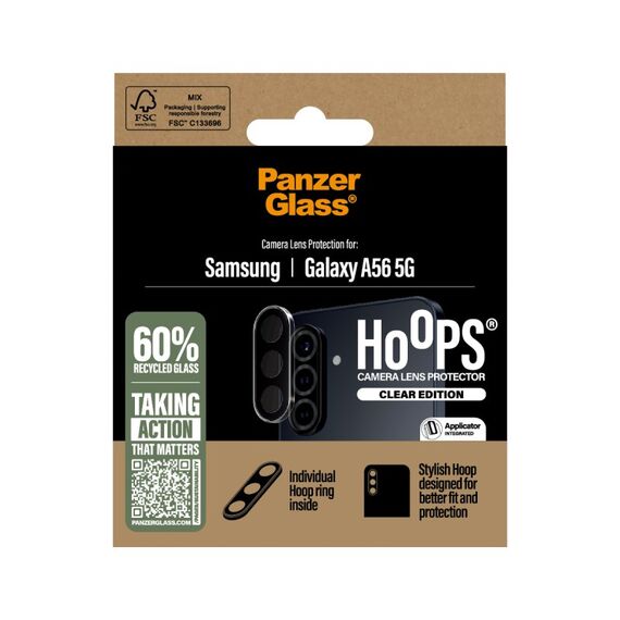 PanzerGlass ® Hoops® Kameraschutz Transparent Samsung Galaxy A56 5G, 3 image