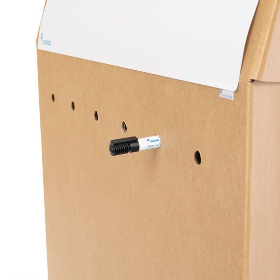 Rocada RD-60 Flipchart Freistehend 650 x 950 mm Karton, Papier Buche, Hellbraun, 12 image