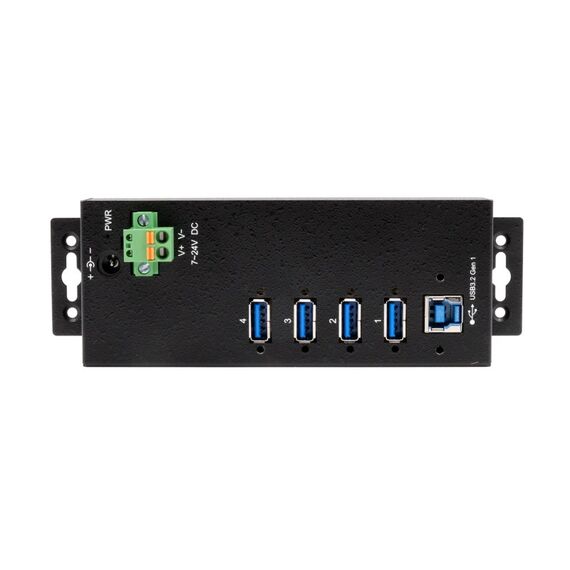 EXSYS EX-1186HMVS-2 Schnittstellen-Hub USB 3.2 Gen 1 (3.1 Gen 1) Type-B 5000 Mbit/s Schwarz, 3 image