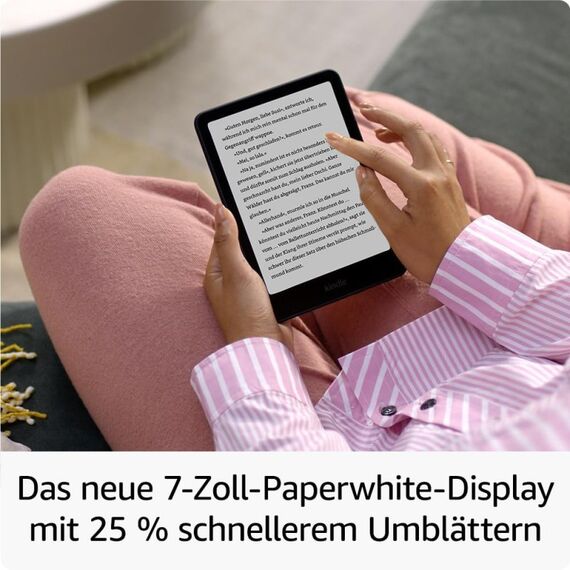 Amazon Kindle Paperwhite Signature Edition eBook-Reader Touchscreen 32 GB WLAN Schwarz, Metallisch, 3 image