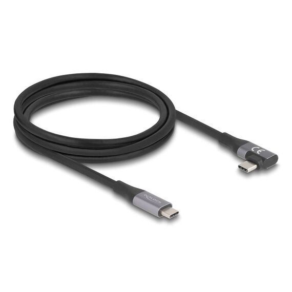 DeLOCK 81132 USB Kabel 2 m USB C 20 Gbit/s 240 W Schwarz