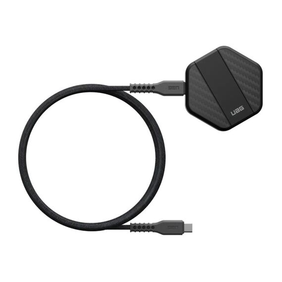 Urban Armor Gear 9B4410114042 Ladegerät für Mobilgeräte Universal Schwarz USB Kabelloses Aufladen Drinnen