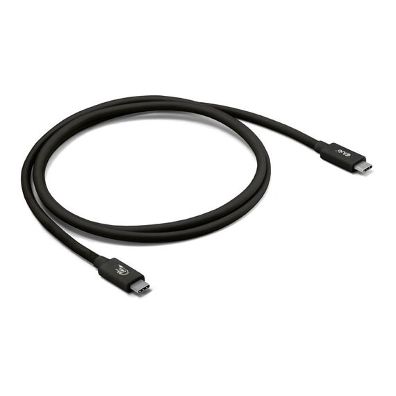 CLUB3D CAC-1570 USB Kabel USB4 Gen 2x2 1,2 m USB C 80 Gbit/s 240 W Schwarz, Farbe: Schwarz, Länge: 1,2 m