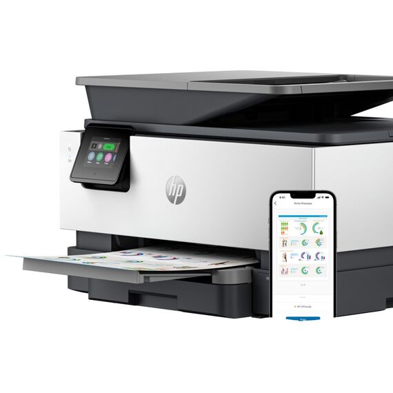 HP OfficeJet Pro 9122e Wireless All-in-One Farbe Drucker, Instant Ink; Beidseitiger Druck, 11 image