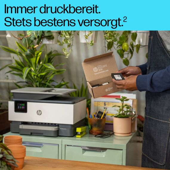 HP OfficeJet Pro 9122e Wireless All-in-One Farbe Drucker, Instant Ink; Beidseitiger Druck, 9 image