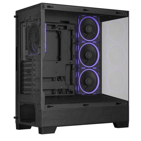 ASUS A31 Plus TG ARGB BLACK Midi Tower Schwarz, 3 image