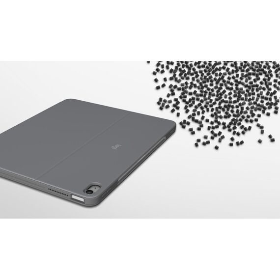 Logitech Combo Touch QWERTZ Schweiz Smart Connector Grau, 4 image