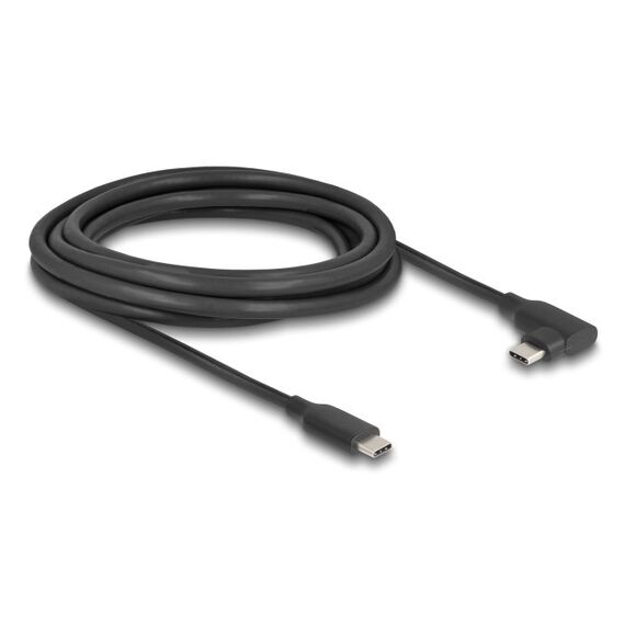 DeLOCK 81195 USB Kabel USB 3.2 Gen 2 (3.1 Gen 2) 3 m USB C 10 Gbit/s 60 W Schwarz, Farbe: Schwarz, Länge: 3 m