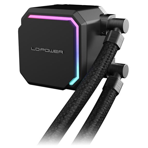 LC-Power LC-CC-280-B-ARGB Computerkühlsystem Prozessor All-in-One-Flüssigkeitskühler 14 cm Schwarz, 6 image