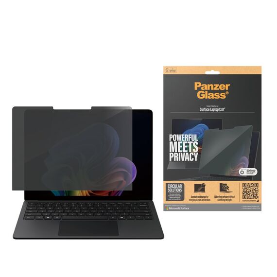 PanzerGlass ® Privacy Displayschutz Microsoft Surface Laptop 7th Edition | 8th Edition | 13.8'' | Ultra-Wide Fit, 2 image
