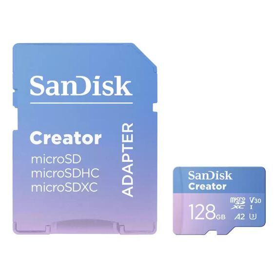 SanDisk Creator 128 GB MicroSDXC UHS-I Klasse 10, 2 image