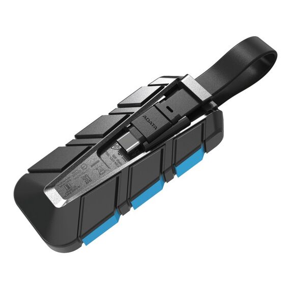 ADATA SC740 500 GB USB Typ-C 3.2 Gen 2 (3.1 Gen 2) Schwarz, Blau, Kapazität: 500 GB, 4 image